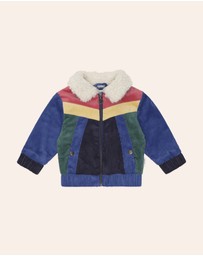 Huxbaby - Colour Block Cord Jacket - Babies-Kids