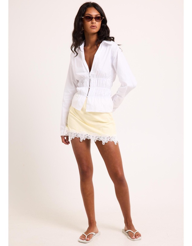 Subtitled - Adria Lace Mini Skirt