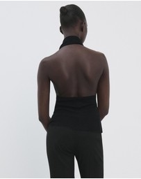 M.N.G - Halter-Neck Lyocell Top