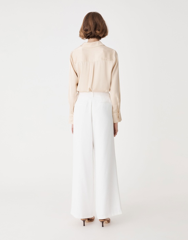 Forcast - Daphne Pleated Crepe Pants