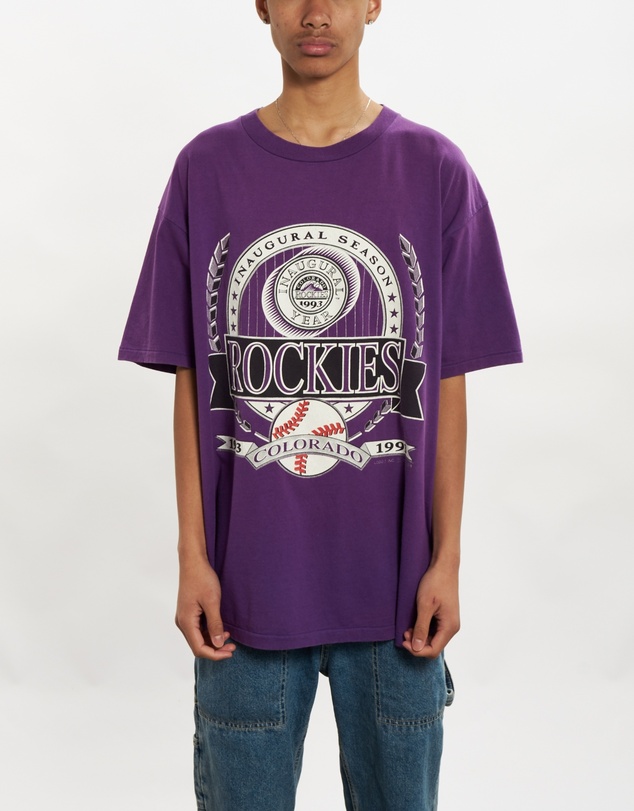 Vintage by The Real Deal - Pre Loved - 1993 MLB Colorado Rockies Tee