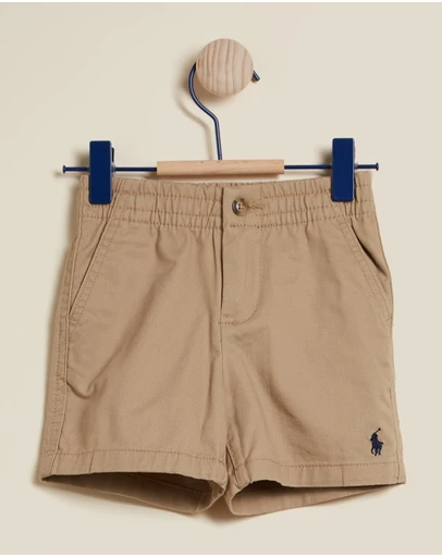 Polo Ralph Lauren - Relaxed Fit Flex Abrasion Twill Shorts - Babies