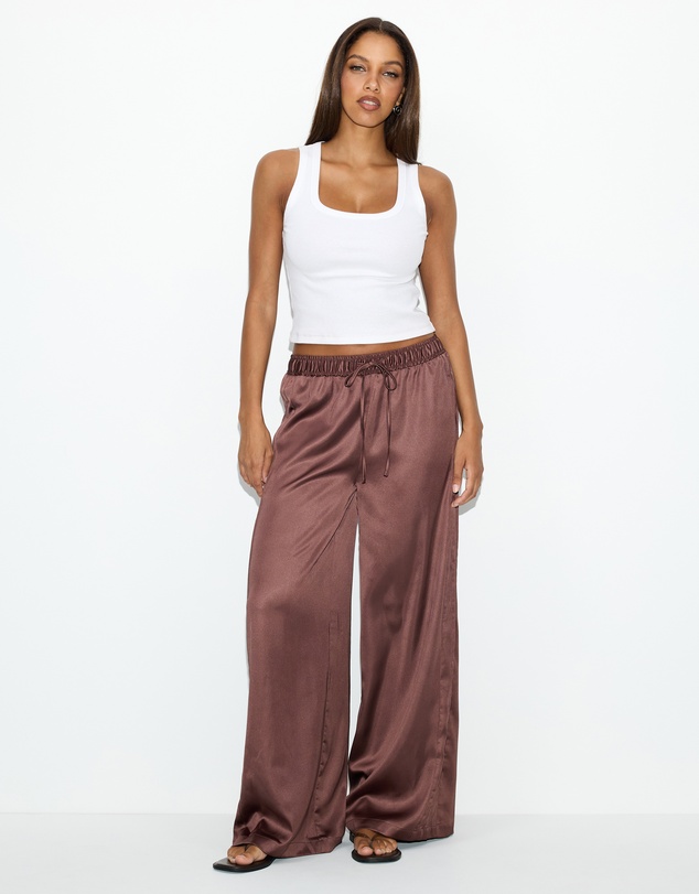 Dazie - Honey Satin Pants