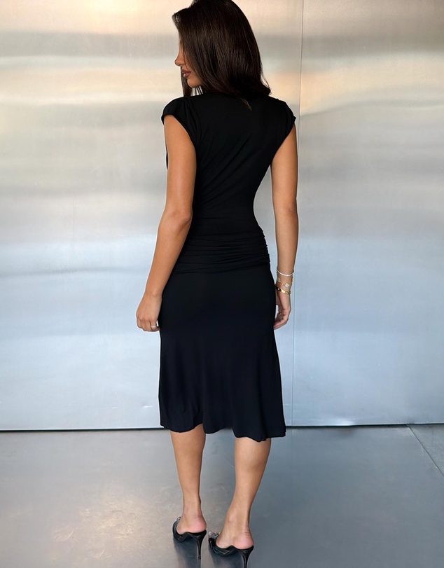Tigermist - Ariella Plunge Midi Dress