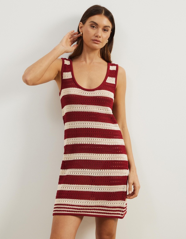 Atmos&Here - Chloe Knit Shift Mini Dress