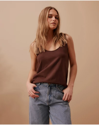 Ceres Life - Bloom Slouchy Scoop Tank