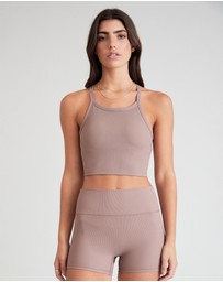 All Fenix - Eco Rib Strap Racer Crop