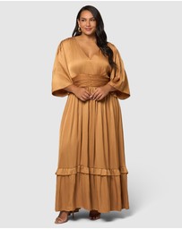 Pink Dusk by Curve Project - Work It Maxi Dress