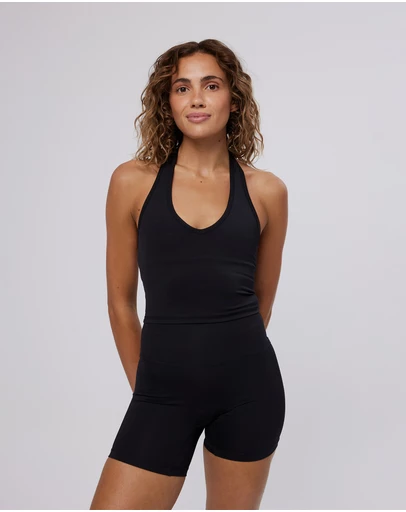 Upstate - Contour+ Halter Neck - Black