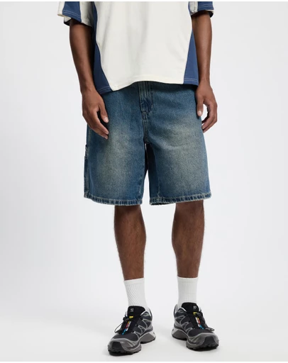 Worship - Devlish Carpenter Jean Shorts