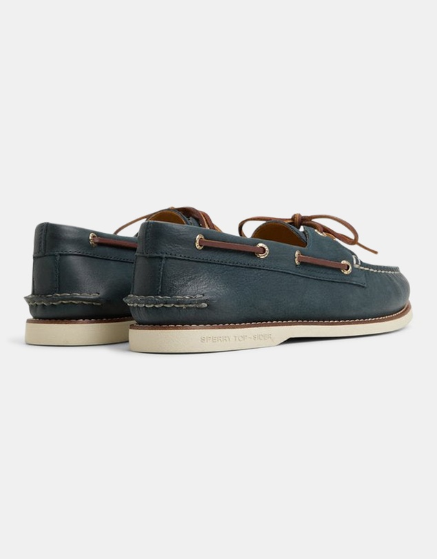 Sperry - Gold A/O 2-Eye Wide Leather Navy- Men's