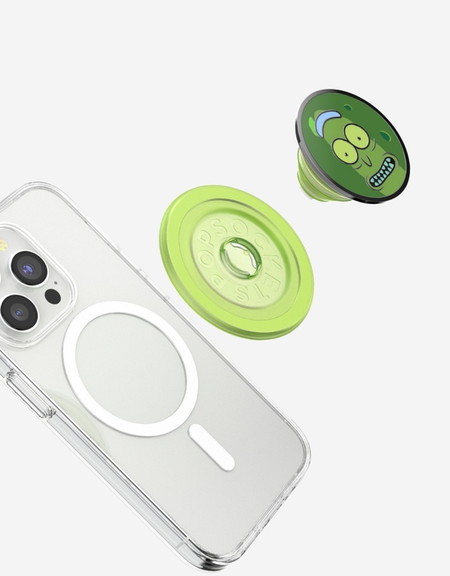 PopSockets - Rick and Morty PopGrip MagSafe Phone Grip Holder + Magnetic Adapter Ring