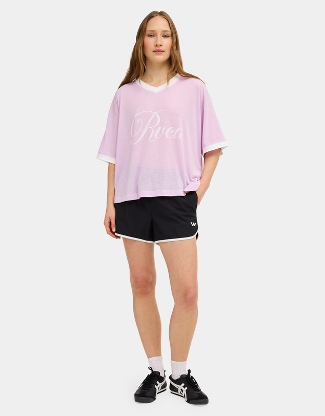 RVCA - Womens Frontline V-Neck T-Shirt