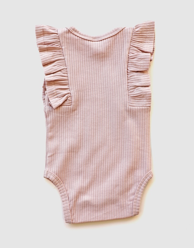 WITH LOVE FOR KIDS - Shimmy Wide Rib Tank Onesie - Babies