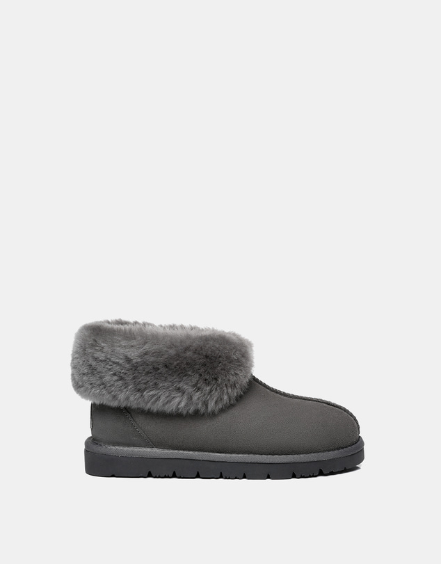 EVERAU - EverAU Ugg Mallow Slipper Sheepskin Upper House Shoes