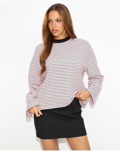 Pink & Black Stripe