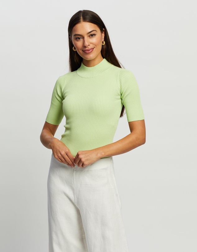 White By FTL - Gena Rib Top