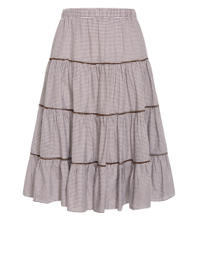 City Chic - Tessa Check Print Skirt
