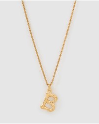 Arms Of Eve - Luxe Letter Necklace - Small