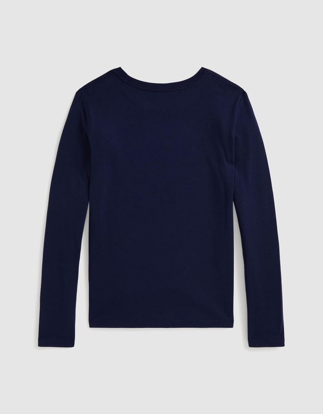 Polo Ralph Lauren - Dog-Print Cotton Long-Sleeve Tee - ICONIC EXCLUSIVE - Teens