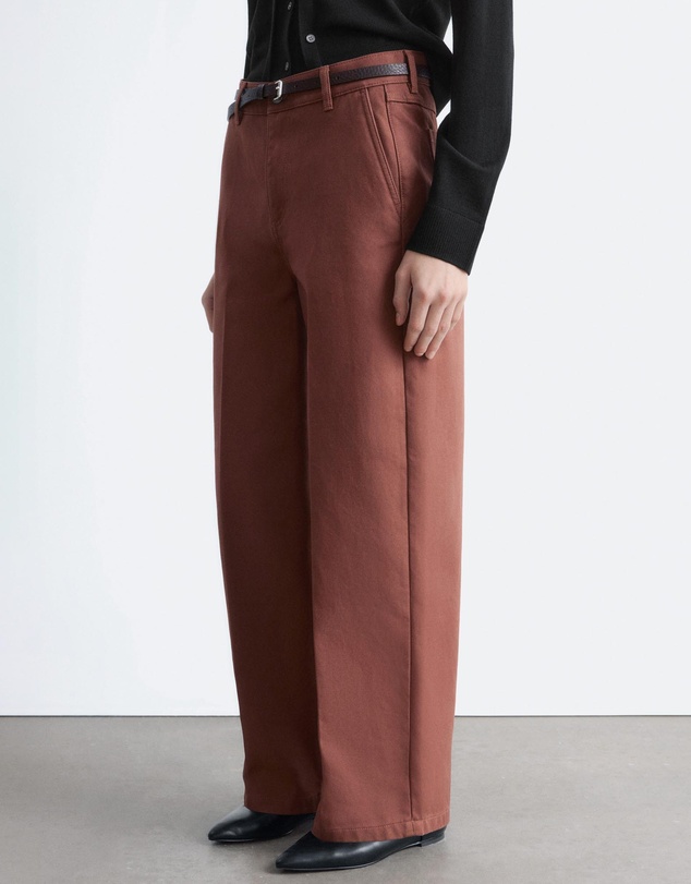 & Other Stories - Relaxed Wide-Leg Cotton Trousers