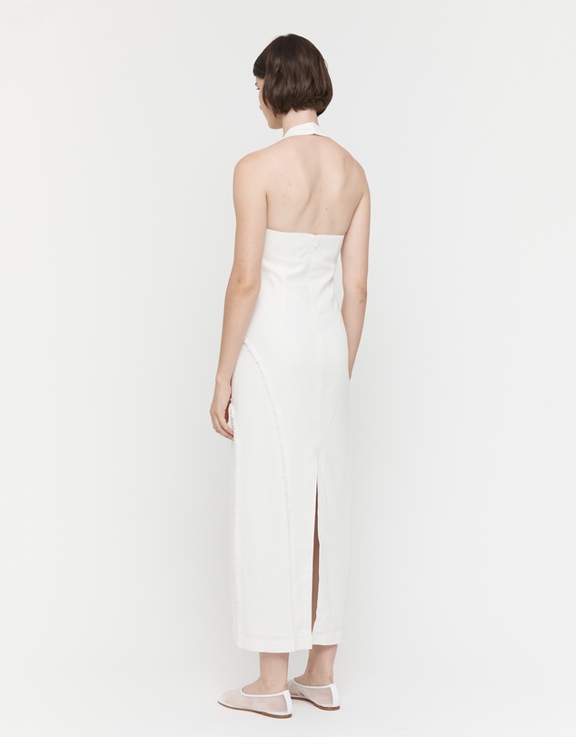 FRIEND of AUDREY - The Raw Edge Halter Dress