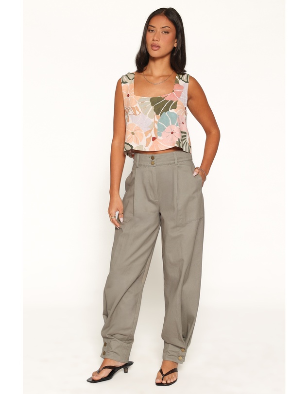 Petal & Pup - Devlin Top - Retro Orange Floral