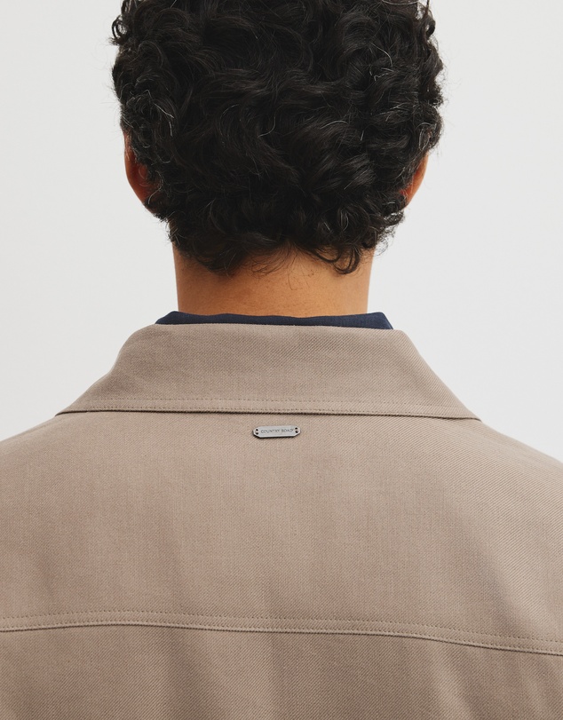 Country Road - Cotton Linen Blend Zip Through Jacket