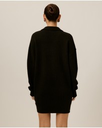 Tussah - Mia Knitted V-Neck Mini Dress