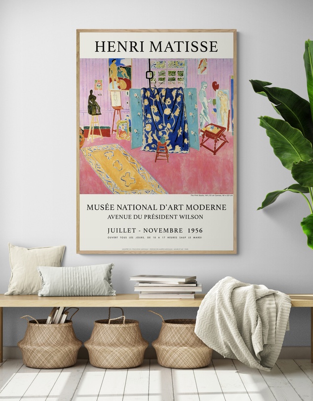 Inka Arthouse - The Pink Studio by Henri Matisse Art Print