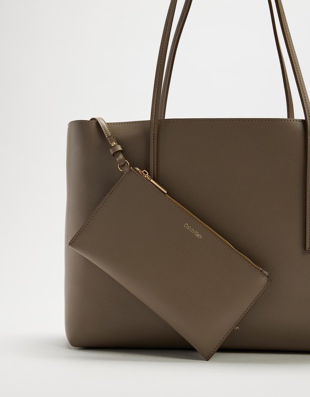 Calvin Klein - Foil Logo Tote W/ Pouch
