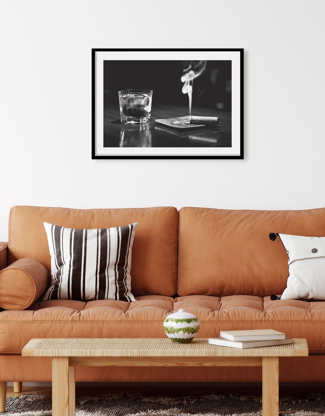 Olive et Oriel - Whisky & Cigars Art Print