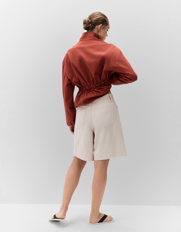 UNISON - Pleat Front Bermuda Short