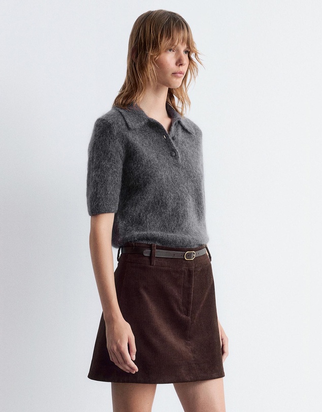 & Other Stories - Brushed Knit Polo T-Shirt