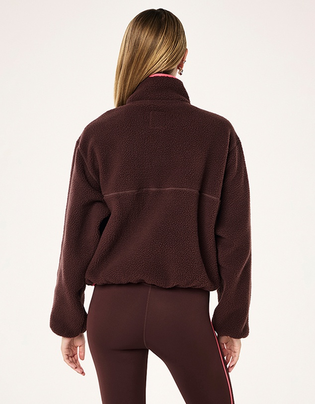 P.E Nation - Verde Sherpa Quarter Zip Jacket