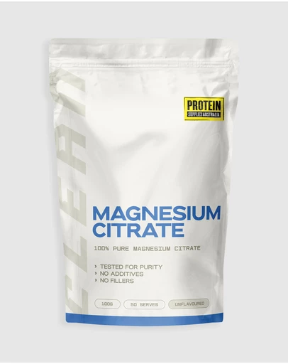 Protein Supplies Australia - 100% Pure Magnesium Citrate - 100g
