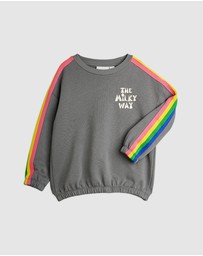 Mini Rodini - The Milky Way Rainbow Panel Sweatshirt - Babies-Teens