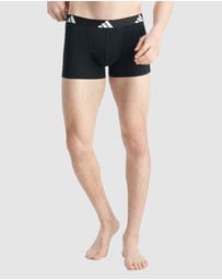 adidas Sportswear - 2 Pack Active Flex Cotton Trunk Underwear