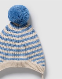 Wilson & Frenchy - Organic Knitted Stripe Bonnet - Babies