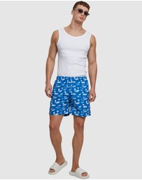 Urban Classics - Pattern Swim Shorts