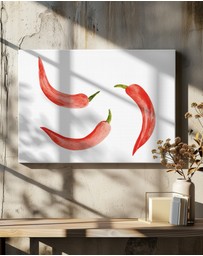 Olive et Oriel - Chili by Kathrinmay Art Print