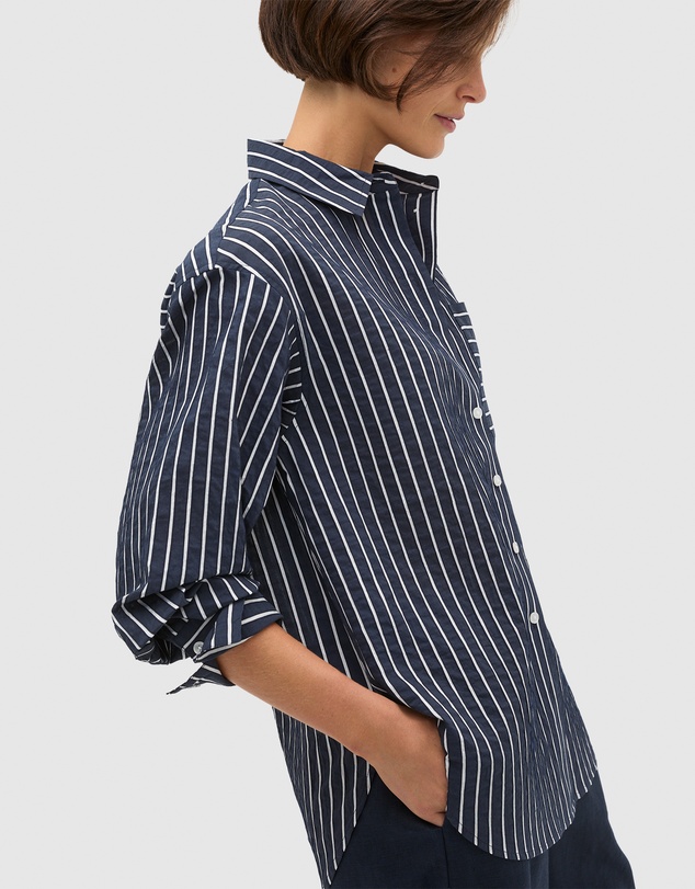 Seed Heritage - Textured Stripe Pocket Shirt