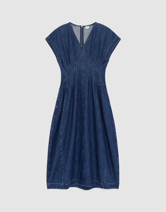 ARKET - Pleated Denim Dress