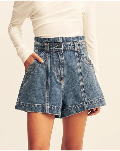 Shona Joy - Raquel High Waisted Flared Short