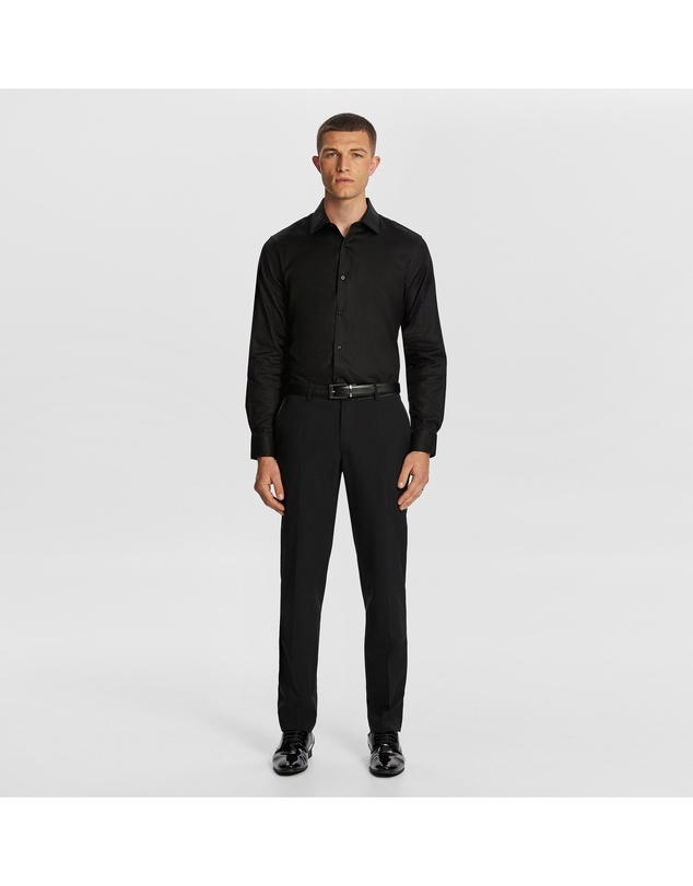 yd. - Maximum Two Ply Cotton Slim Dress Shirt