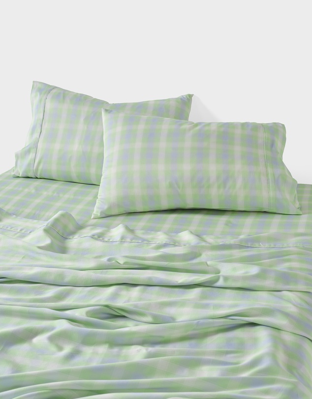 Linen House - Sunrise Check Sheet Set