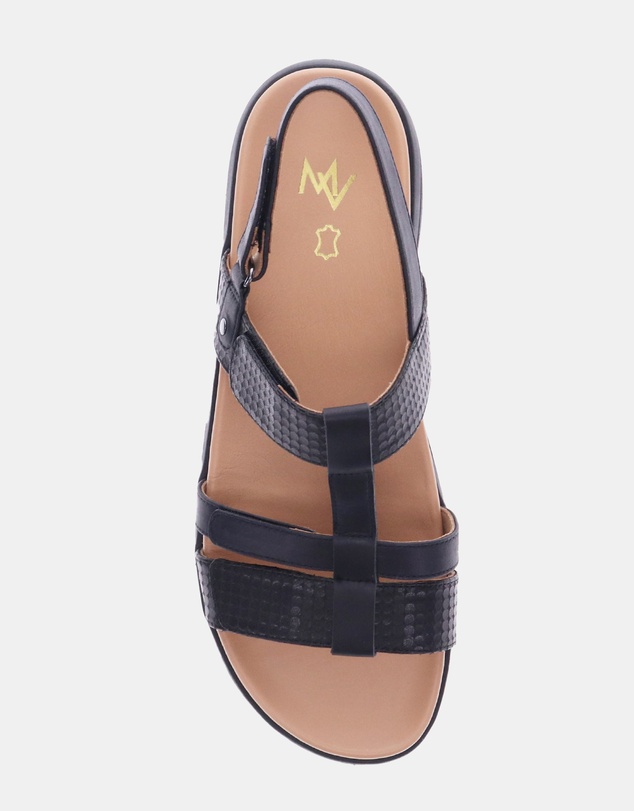Mia Vita - Bryn Adjustable Sandal - Black