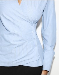 Dazie - Latte Asymmetrical Shirt
