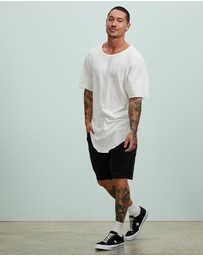 Surrounded By Ghosts - The Larimar French Terry Track Shorts