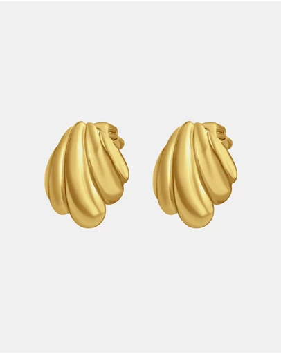Zoe Olivia - Waterproof Puffy Shell Stud Earrings